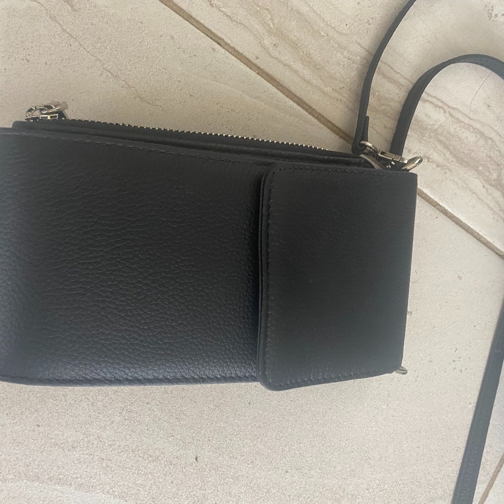 Bugatti small leather 100% cross bag for phone, wallet Brand New